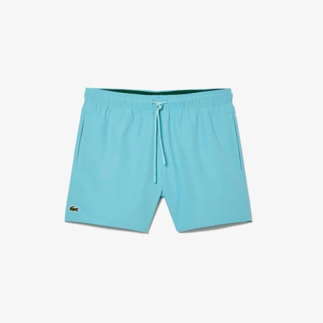 Lacoste Quick Dry Swim Trunks - Blue Blue S
