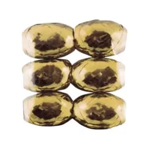 North Pole Christmas Ribbon Cops (Pack Of 6) (One Size) (Gold)