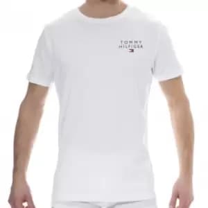 Tommy Hilfiger Embroidered Logo T-Shirt - White M