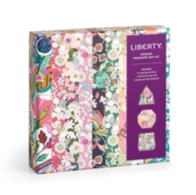 Liberty Origami Treasure Box Kit. Novelty book. By Galison Books