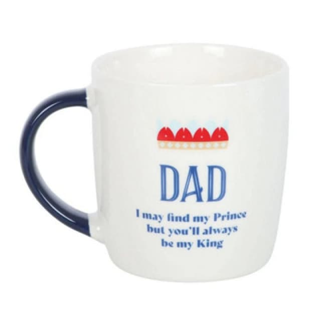 Something Different Something Different Dad You'll Be My King Mug in White White One Size Unisex 5063693979577