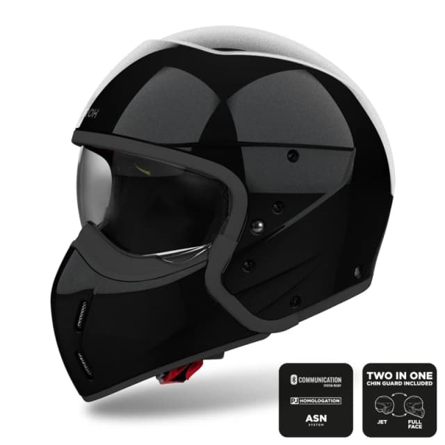 Airoh J 110 Color Black Glitter Jet Helmet Size XL