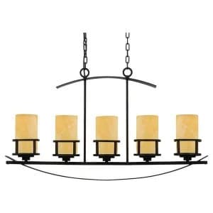 5 Light Ceiling Island Pendant Bar Bronze, E27