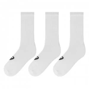 Asics Crew Sock 3 Pack Womens - White