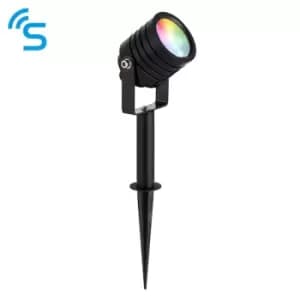 Smart Luminatra Outdoor Integrated LED 2.5W Spike Light Black, IP65
