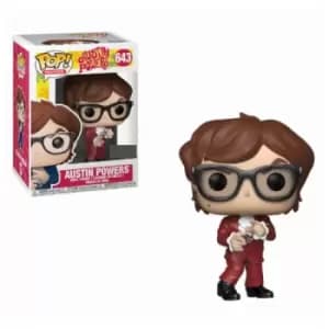Austin Powers Austin in Red Suit EXC Pop! Vinyl Figure