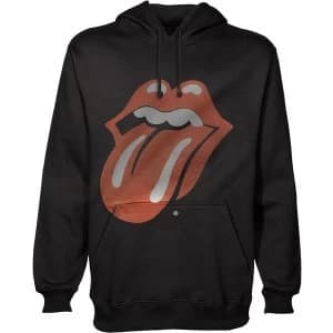 The Rolling Stones - Classic Tongue Unisex Large Pullover Hoodie - Black