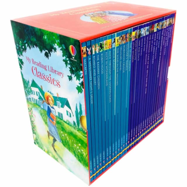 Usborne My Reading Library Classics Box Set 30 Classic Tales Macbeth Robin Hood Alice In Wonderland Usborne Books