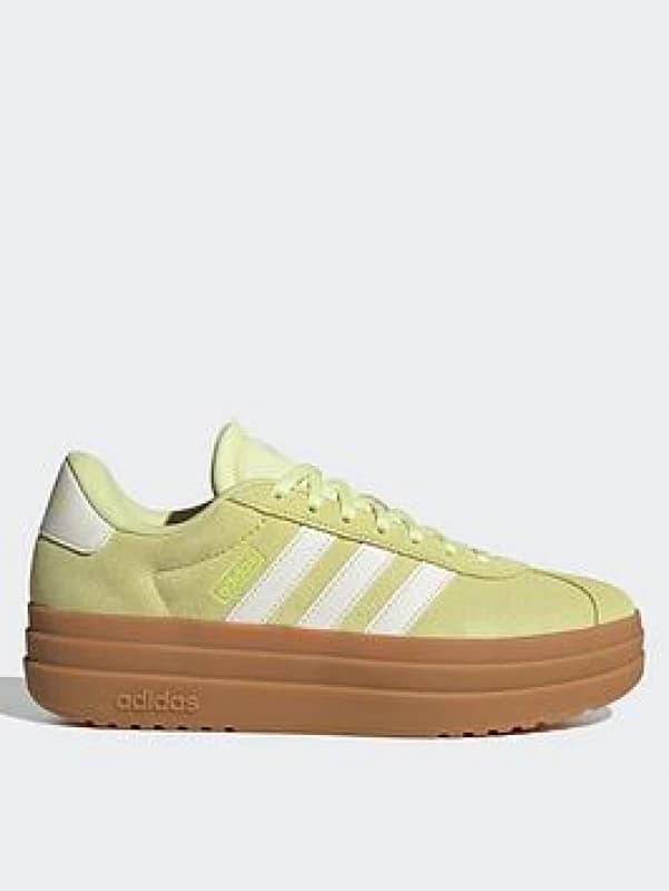 adidas VL Court Bold Trainers in Light Green Light Green UK 3.5 (EU 36)