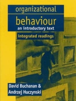 Organizational Behaviour by Prof David Buchanan Book