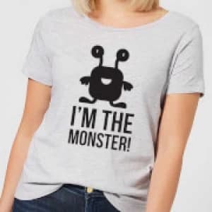I'm the Monster Womens T-Shirt - Grey - 3XL