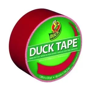 Ducktape Coloured Tape 48mmx18.2m Red Pack of 6 1265014 SUT03506
