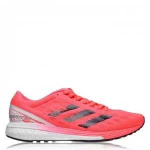 adidas Azero Boston 9 Running Shoes Ladies - Pink/Black