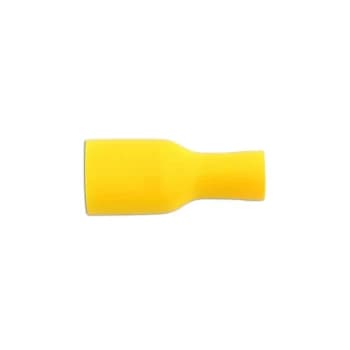Wiring ors - Yellow - 9.5mm Female Slide-On - Pack Of 100 - 30213 - Connect