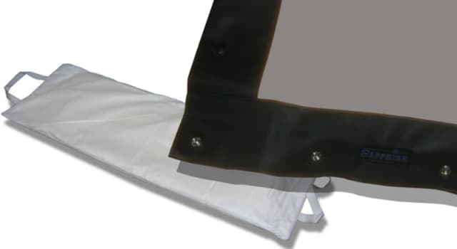 Sapphire AV SFFS305RPFABRIC projection screen material Rear PVC Grey