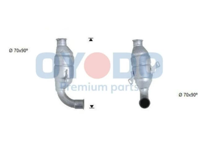 Oyodo 20N0089-OYO Catalytic Converter with mounting parts Catalyst Converter (429)