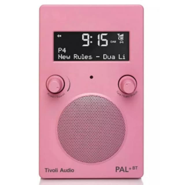 Tivoli Audio Pal+ Bluetooth Portable Radio Fm Dab+ Dmb Bluetooth Pink
