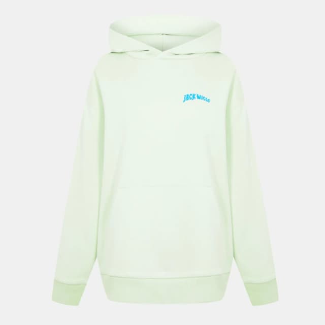 Jack Wills Womens Graphic Hoodie Seaglass female 8 (XS)