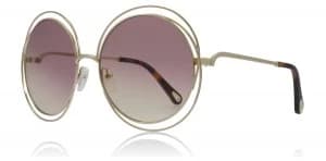 Chloe Carlina Sunglasses Gold / Grad Rose 702 58mm