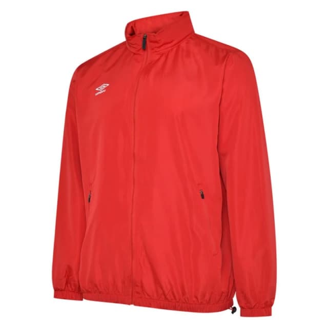 Umbro Umbro Men Club Essential Light Waterproof Jacket in Scarlet Size: Small Scarlet S Male 5063425841189