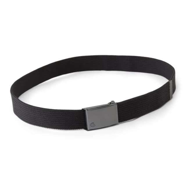 Craghoppers Craghoppers Men 'Explorer' Metal Buckle Belt in Black Size: Small/Large Black S/M Male 5054904220182