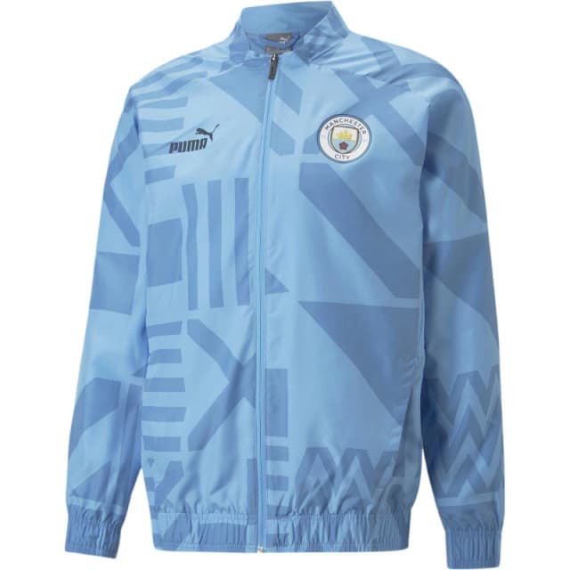 Puma Mcfc Prematch Jacket Anorak Mens Blue/Peacoat male M