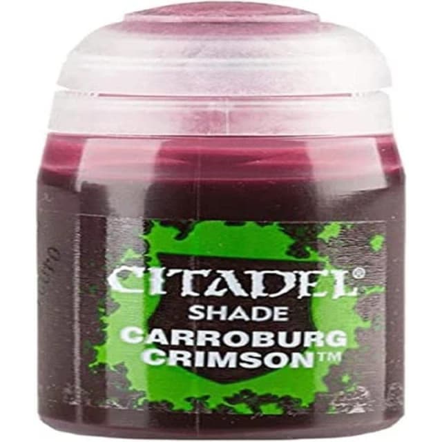 Citadel Games Workshop Colour Shade: Carroburg Crimson (18ml) Paint Multi