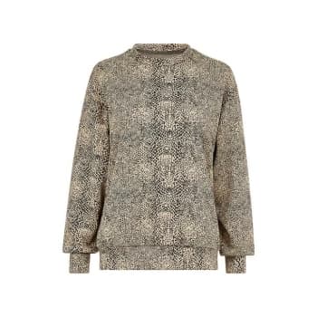 Mela London Printed Sweatshirt - Brown