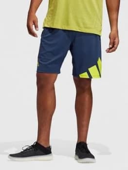 adidas Plus Size 4K 3 Bar Short, Navy, Size 2XL, Men