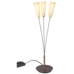 Delfino 3 Light Table Lamp Bronze