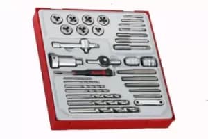 Teng Tools TTDTD34 34 Piece Tap And Die Set