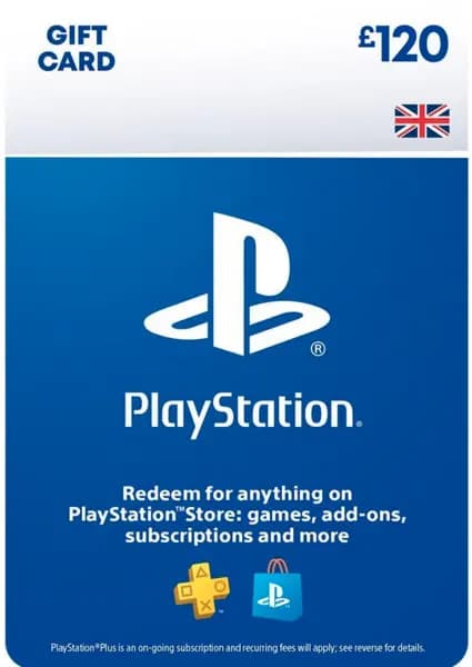 Sony PlayStation Store £125 PSN Top Up Gift Card