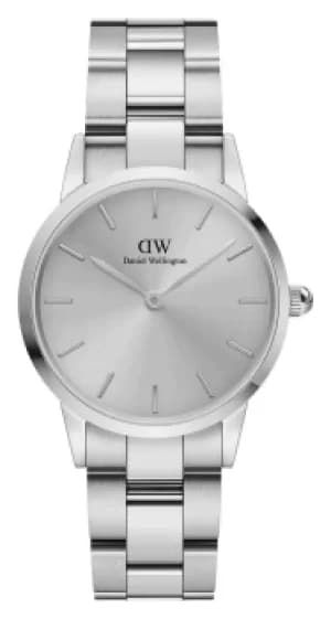 Daniel Wellington Iconic Link Unitone 28mm Silver Bracelet Watch