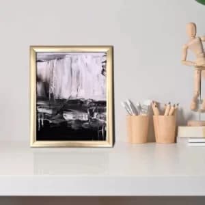 ACT-058 Multicolor Decorative Framed MDF Painting