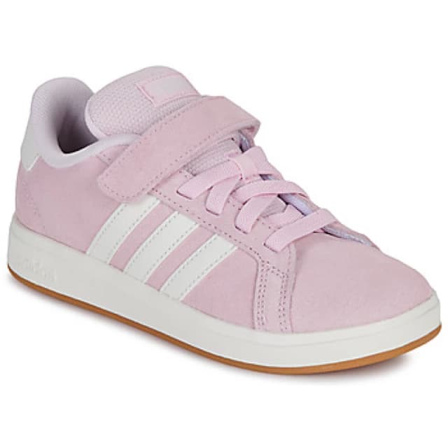 adidas GRAND COURT 00s EL C girls's Children's Shoes (Trainers) in Pink