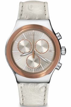 Unisex Swatch Irony Chrono - Albinostrich Chronograph Watch YVS412