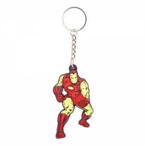 Marvel Comics Iron Man Unisex Fighting Pose Rubber Keychain