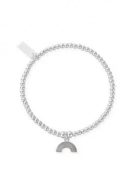 Chlobo Chlobo Sterling Silver Cute Charm Rainbow Bracelet
