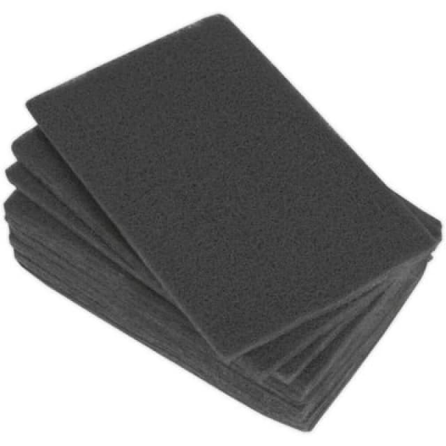 Loops 10 PACK Abrasive Finishing Pad - 150 x 230mm - Ultra Fine Grade - Long Lasting Multi