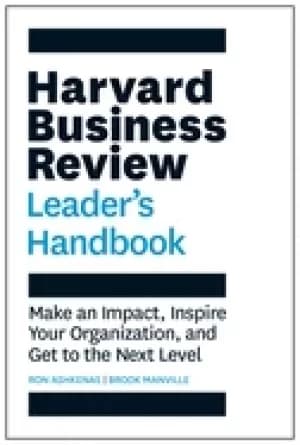 harvard business review leaders handbook make an impact inspire your organ