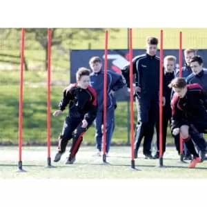 Precision Boundary Poles (set Of 12) (red)