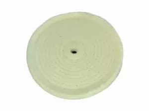 Silverline 105888 Spiral-Stitched Cotton Buffing Wheel 150mm