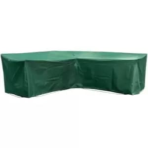 Medium Modular L Shape Sofa Cover in Green