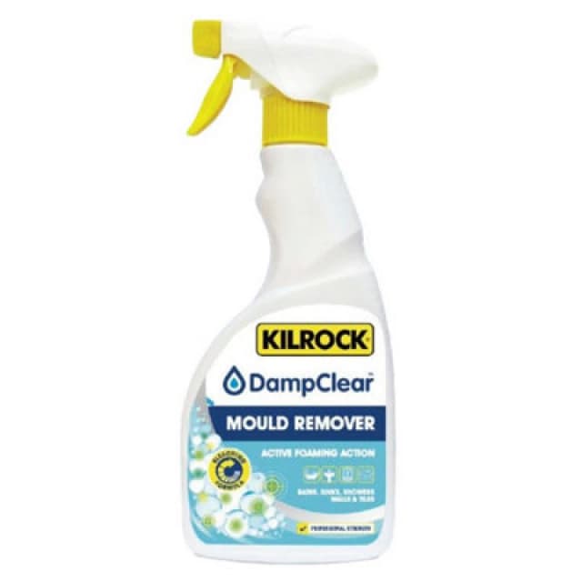 Kilrock Damp Clear Active Mould Remover Foaming Spray 500Ml