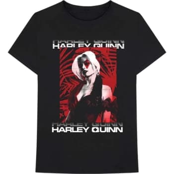 The Suicide Squad - Harley Leaves Unisex Large T-Shirt - Black