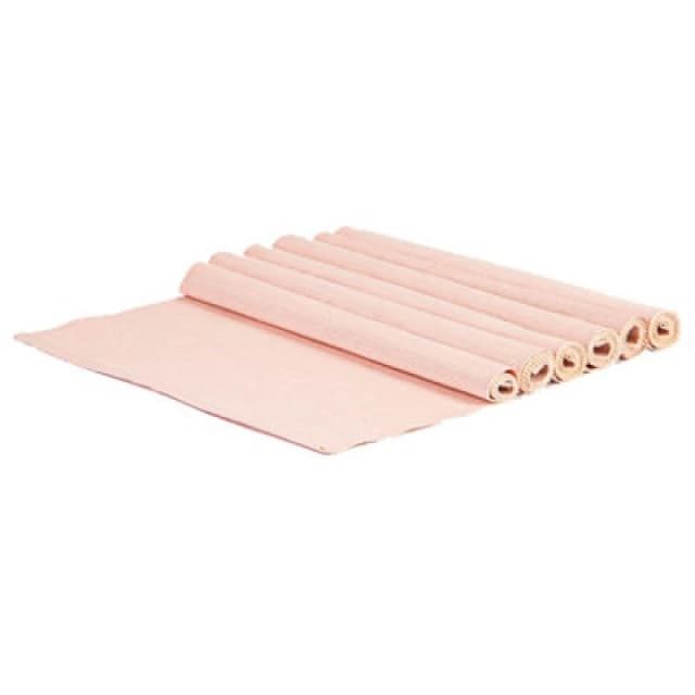 Nicola Spring Cotton Fabric Placemats - Baby Pink - Pack Of 6