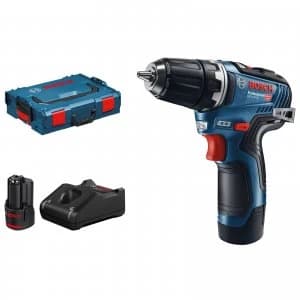 Bosch GSR 12V-35 12v Cordless Brushless Drill Driver 2 x 3ah Li-ion Charger Case