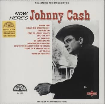 Johnny Cash Now Here's Johnny - 180g 2019 UK vinyl LP SUNLP1255