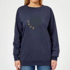 Crystal Maze I've Got A Good Feeling About This- Industrial Womens Sweatshirt - Navy - L