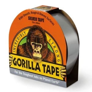 Gorilla Tape Reinforced Duct Tape - Silver - 27m Roll